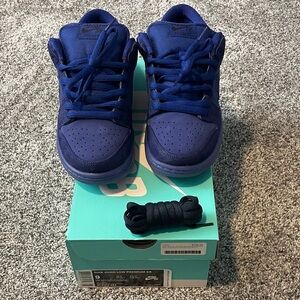 Nike Dunk Low Premium SB Royal Blue Sneakers Men Size 9
